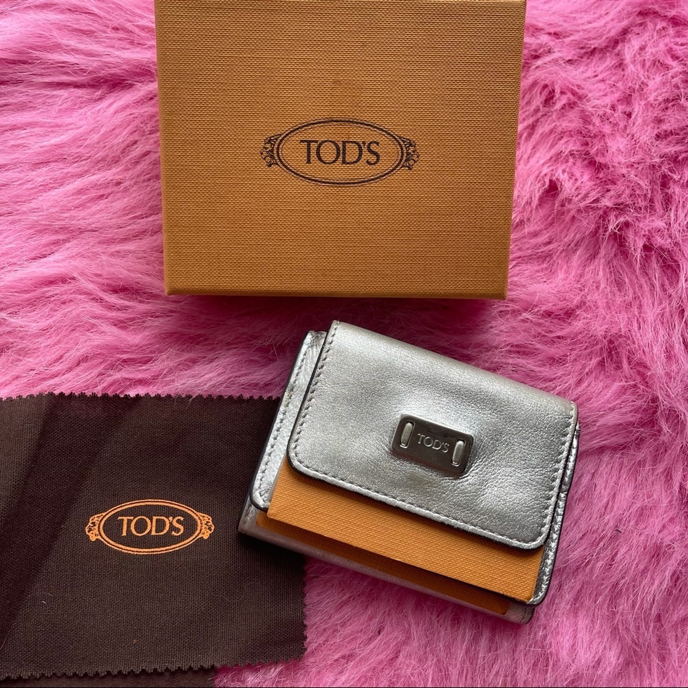 Tod's 📦 Wallet silver color